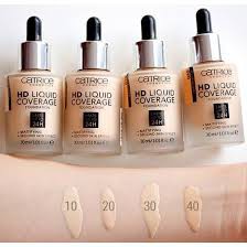 KEM NỀN CATRICE COSMETIC HD LIQUID COVER COVERRANGE 24H