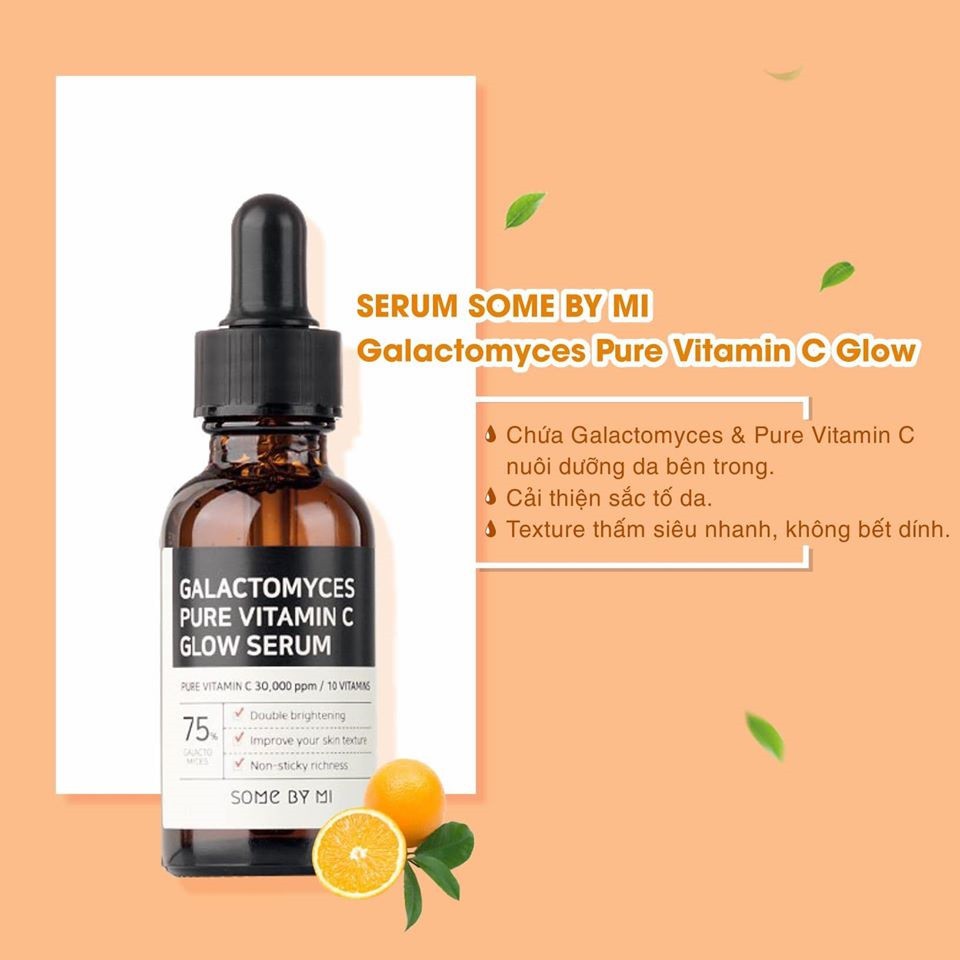 [FMCG12-12% ĐH399K]Combo Toner + Serum Some By Mi Dưỡng Trắng , Chống Lão Hóa Vitamin C Galactomyces Pure Vitamin C Glow | BigBuy360 - bigbuy360.vn