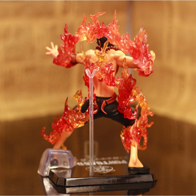 Mô hình One Piece - Mô Hình hỏa quyền Ace màu lửa đậm tươi rất sắc net loại 1
