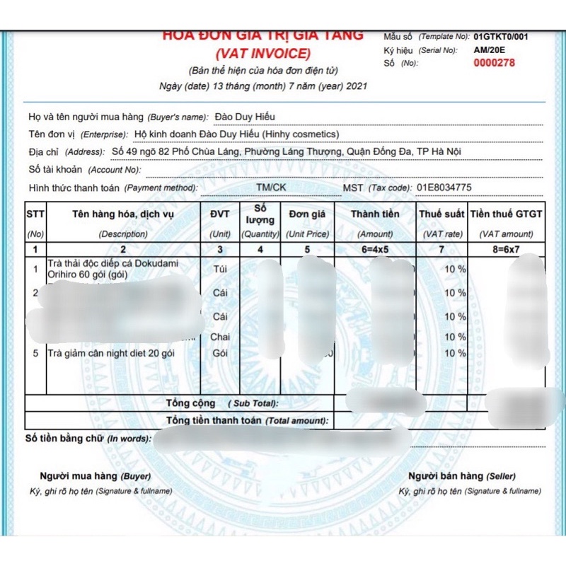 TRÀ DIẾP CÁ THANH LỌC CƠ THỂ TÚI 60 GÓI