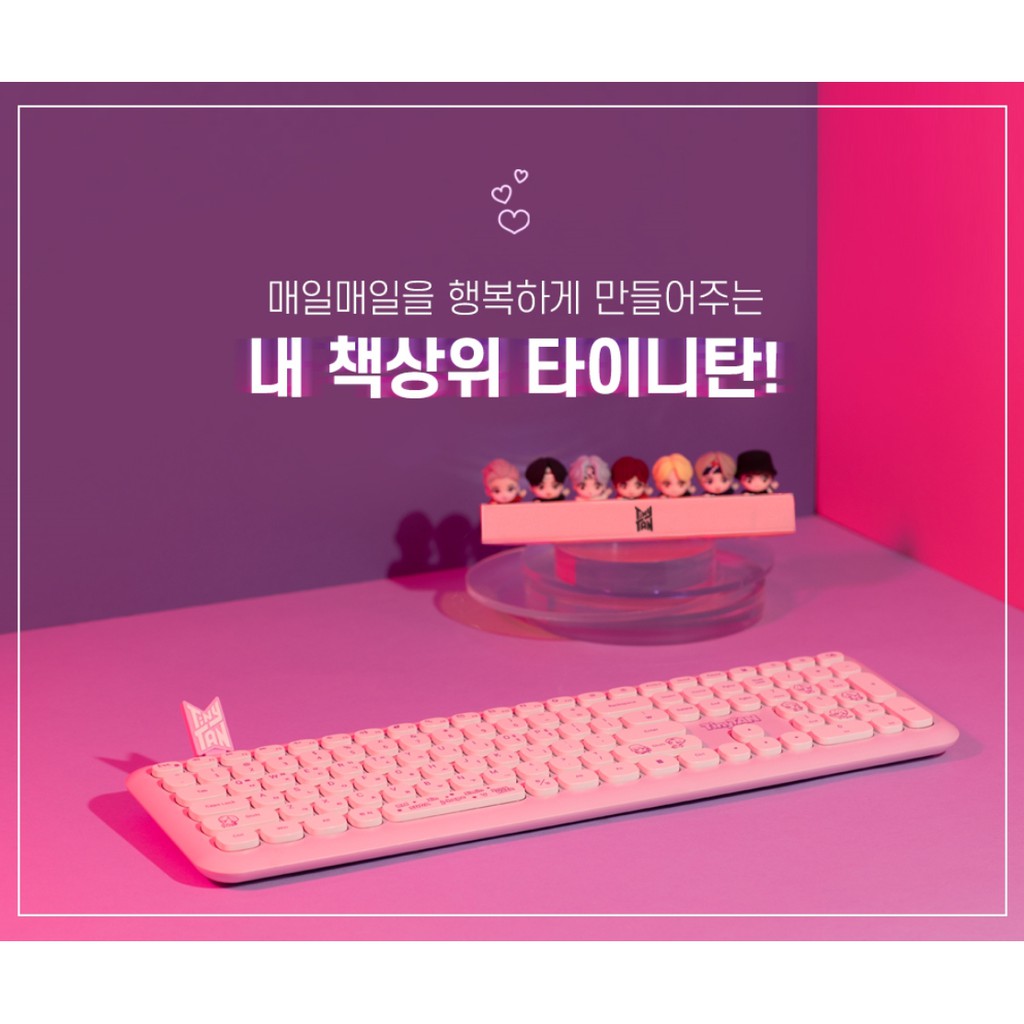 [Korean] BTS(Bangtan Sonyeondan) Figure for Keyboard, TinyTan, idol figure, K-pop, PC Accessory, Korean idol, Singer, Dancer, BigHit Entertainment