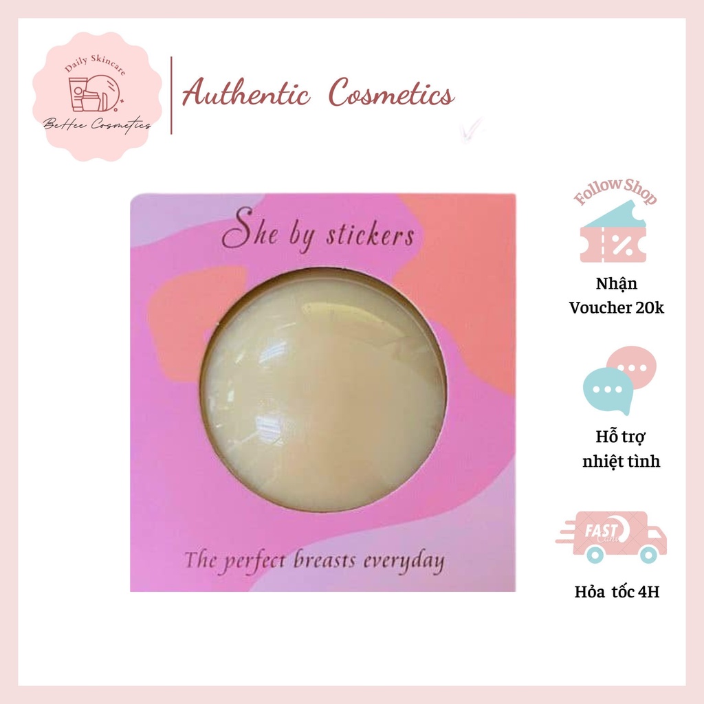 MIẾNG DÁN NGỰC NHIỆT TỰ THÂN SHE BY STICKER