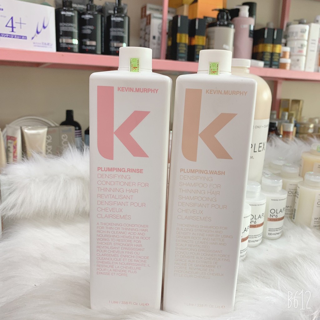DẦU GỘI HOẶC XẢ CHO TÓC ÍT, MỎNG, RỤNG KEVIN MURPHY PLUMPING 1000ML (HÀNG CHÍNH HÃNG)