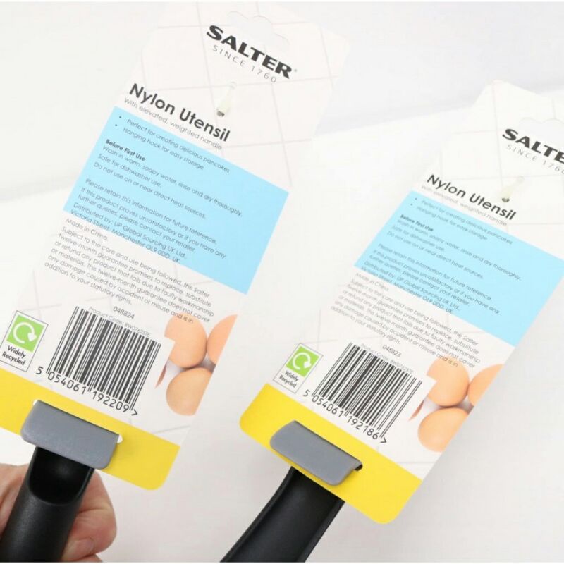 Bộ 2 dụng cụ nhà bếp (đồ khuấy và đồ múc) chịu nhiệt tốt hãng Salter