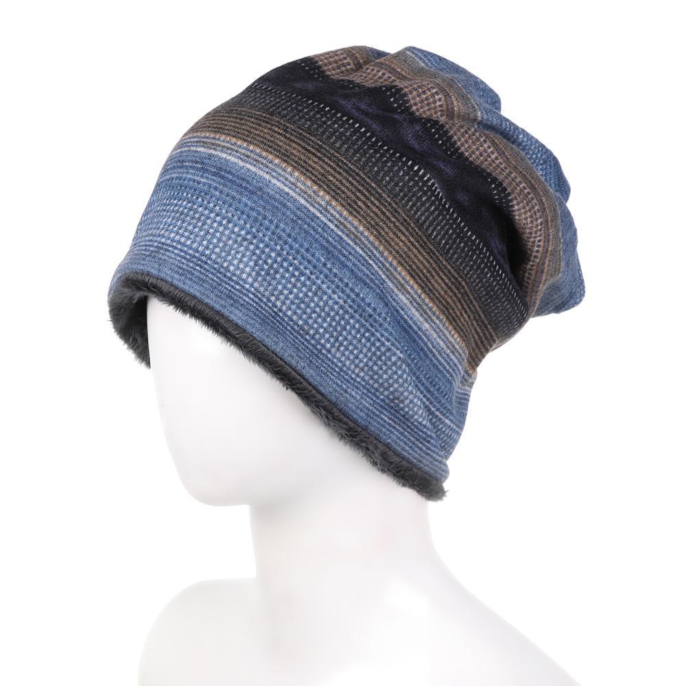 LAY Mũ Turban Trùm Đầu Giữ Ấm Mùa Đông Cho Nam Nữ