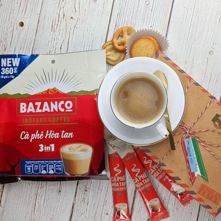 Cà Phê Hòa Tan Bazanco [Gói 360g] Cà Phê 3in1