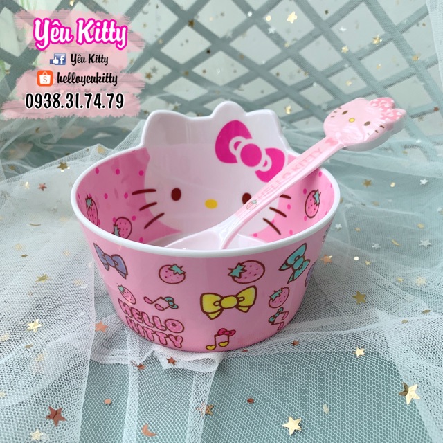 Tô nhựa Hello Kitty Hellokitty