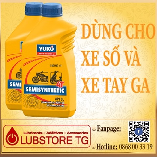 Nhớt YUKO SEMISYNTHETIC 4T 10W-40 nhập khẩu từ ĐỨC