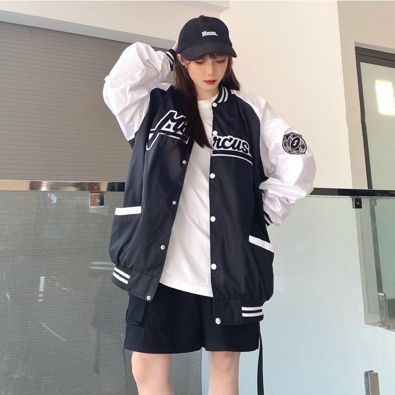 [CÓ ẢNH THẬT] Áo Khoác Bomber Nỉ Ngoại Marcu Unisex Nam Nữ - Áo Khoác Ngoài Ulzzang