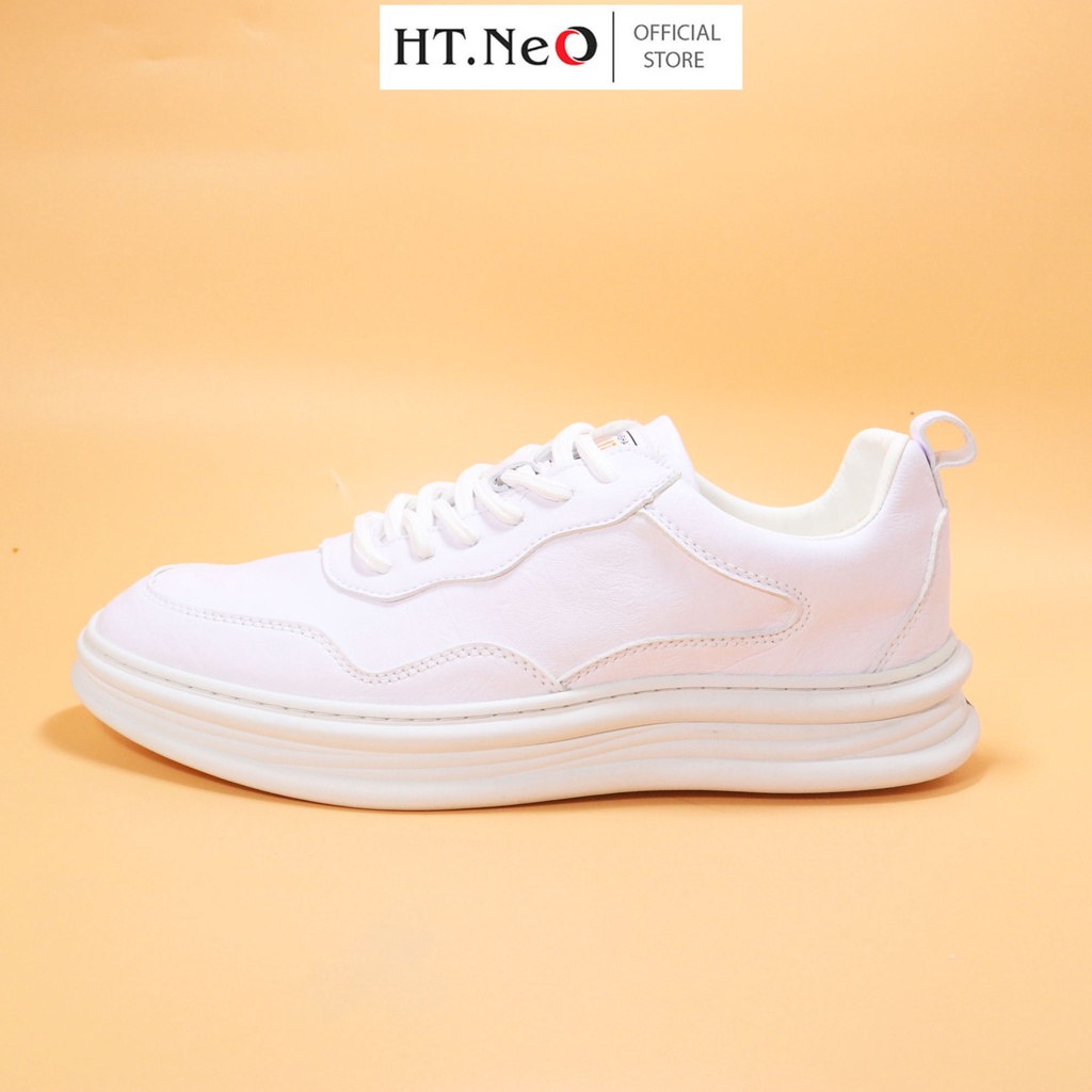 Giày thể thao nam - Giày da nam HT.NEO da bò thật ,đế cao 4cm tôn dáng tăng chiều cao ,kiểu dáng trẻ trung ,thanh lịch