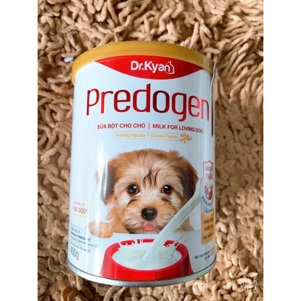 Sữa bột cho chó Predogen Dr.Kyan lon 400g