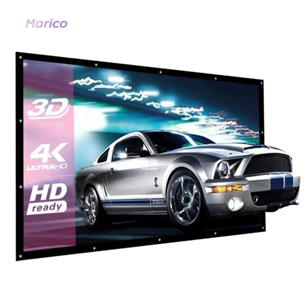 Màn Hình Máy Chiếu Treo Tường Marico 3d Hd