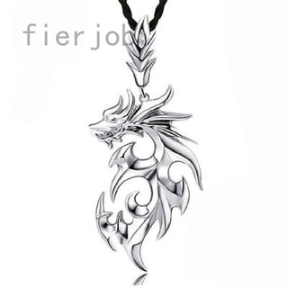 vòng cổ Mặt Hình Rồng Bằng Thép Không Gỉ