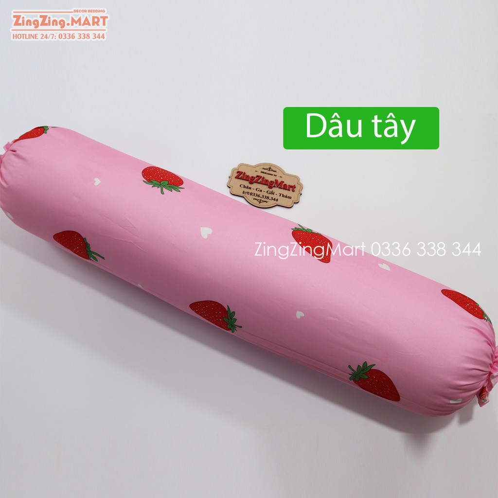 Vỏ gối ôm đẹp 35x105 cm ( có dây rút 2 đầu)