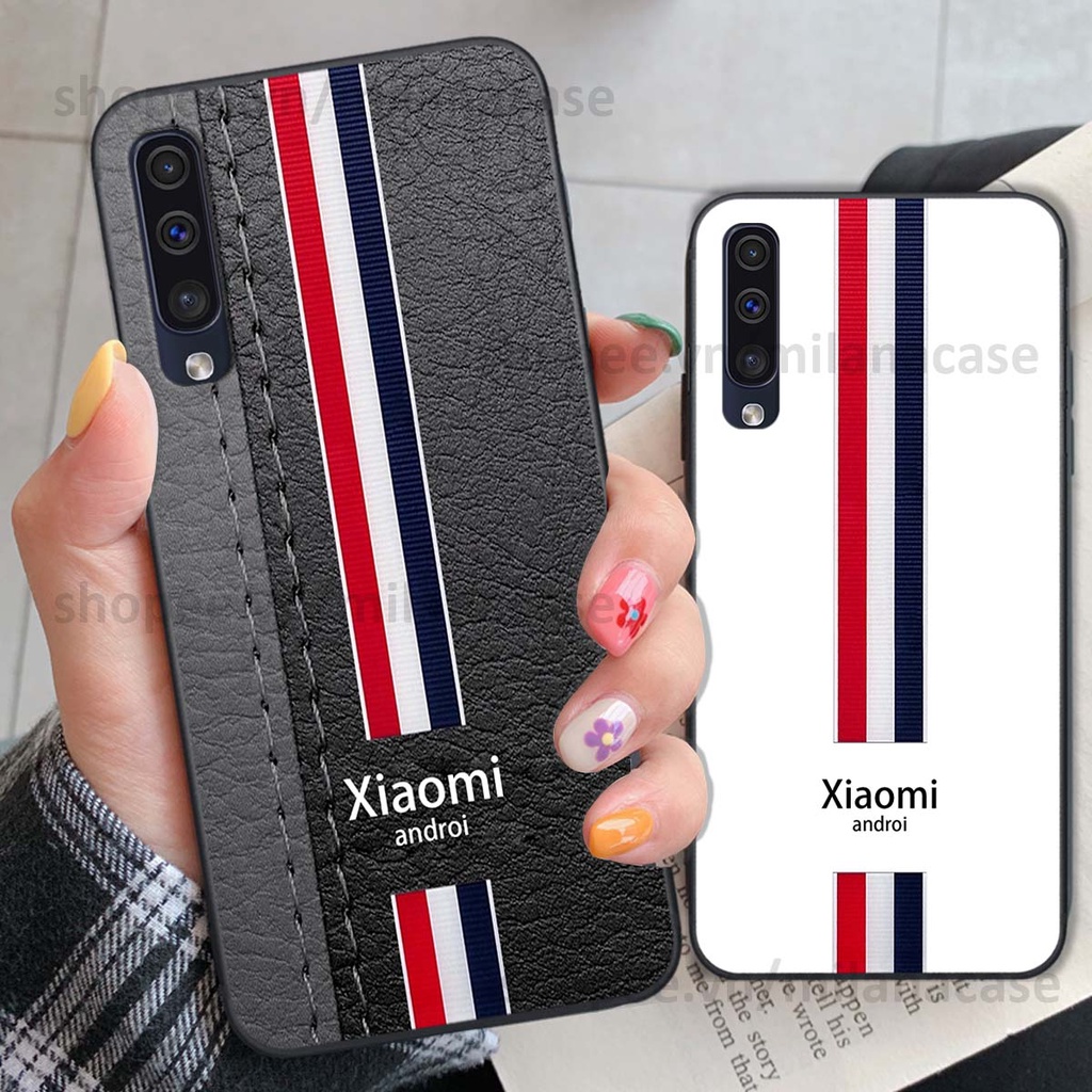 Ốp Samsung A30s / A50 / A50s / A70 in giả da phong cách thể thao, cá tính, thời trang