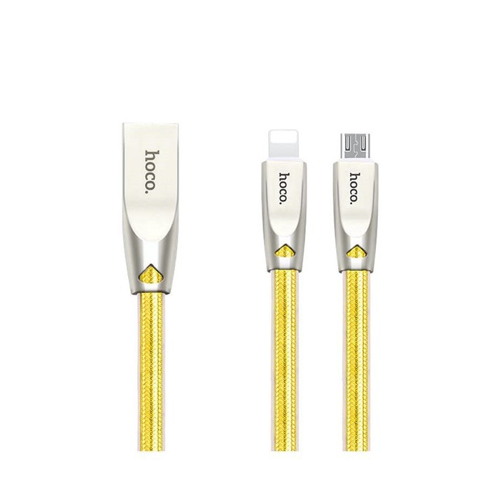 Dây Cáp Sạc Iphone  Hoco U9 Lightning Dài 2 - Đèn Led Hiển thị cực Chất - Sạc iphone, ipad Hàng chính hãng