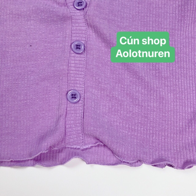 Áo croptop cổ tim cuốn biên 4 màu cúc may cố định RICH STORE CRT17 | BigBuy360 - bigbuy360.vn