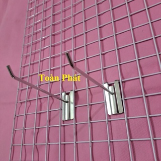 Tay cài lưới móc treo đồ mạ kẽm nhiều kích thước
