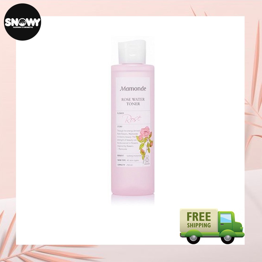 Nước hoa hồng cung cấp độ ẩm Mamonde Rose Water Toner 250ml