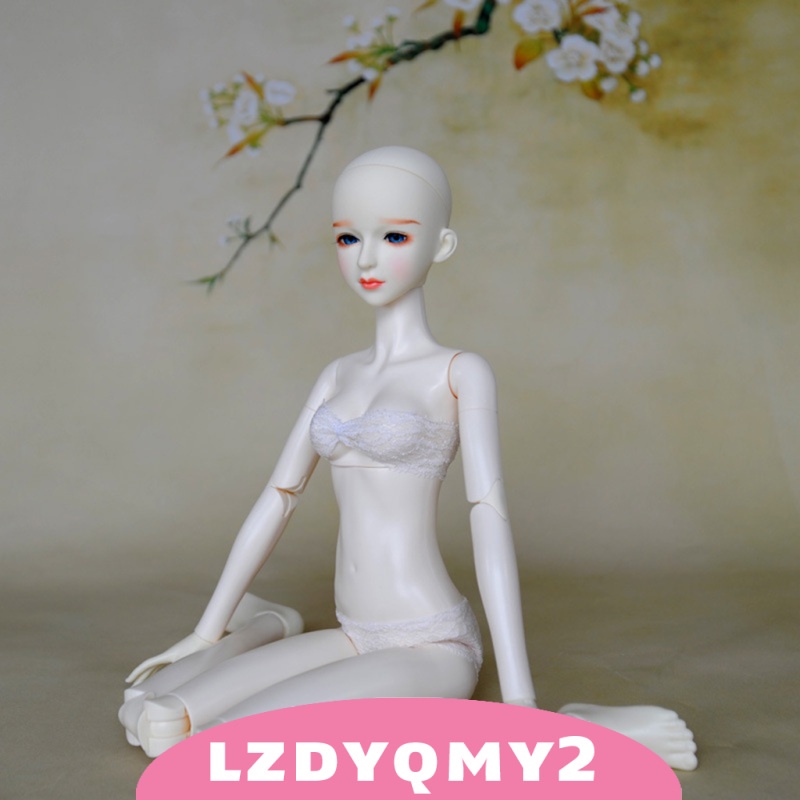Búp Bê BJD 1 / 3 Mặt Búp Bê Mắt Xanh Dương Có Khớp Nối