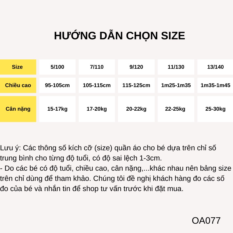 Áo Sát Nách Cho Bé,Áo ba lỗ trẻ em bé trai bé gái size 15-30kg - OA077