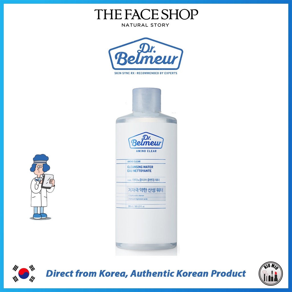 Dr. Belmeur AMINO CLEAR CLEANSING WATER 295ml *ORIGINAL KOREA*