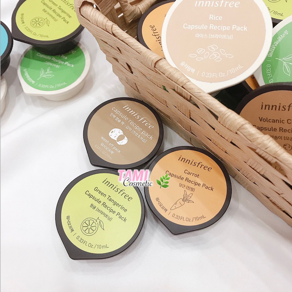 Mặt Nạ Innisfree Capsule Ricipe Pack