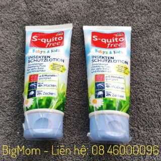Kem chống muỗi chích và côn trùng cắn Squito Free
