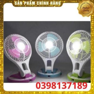 Quạt tích điện mini để  bàn LY 5580