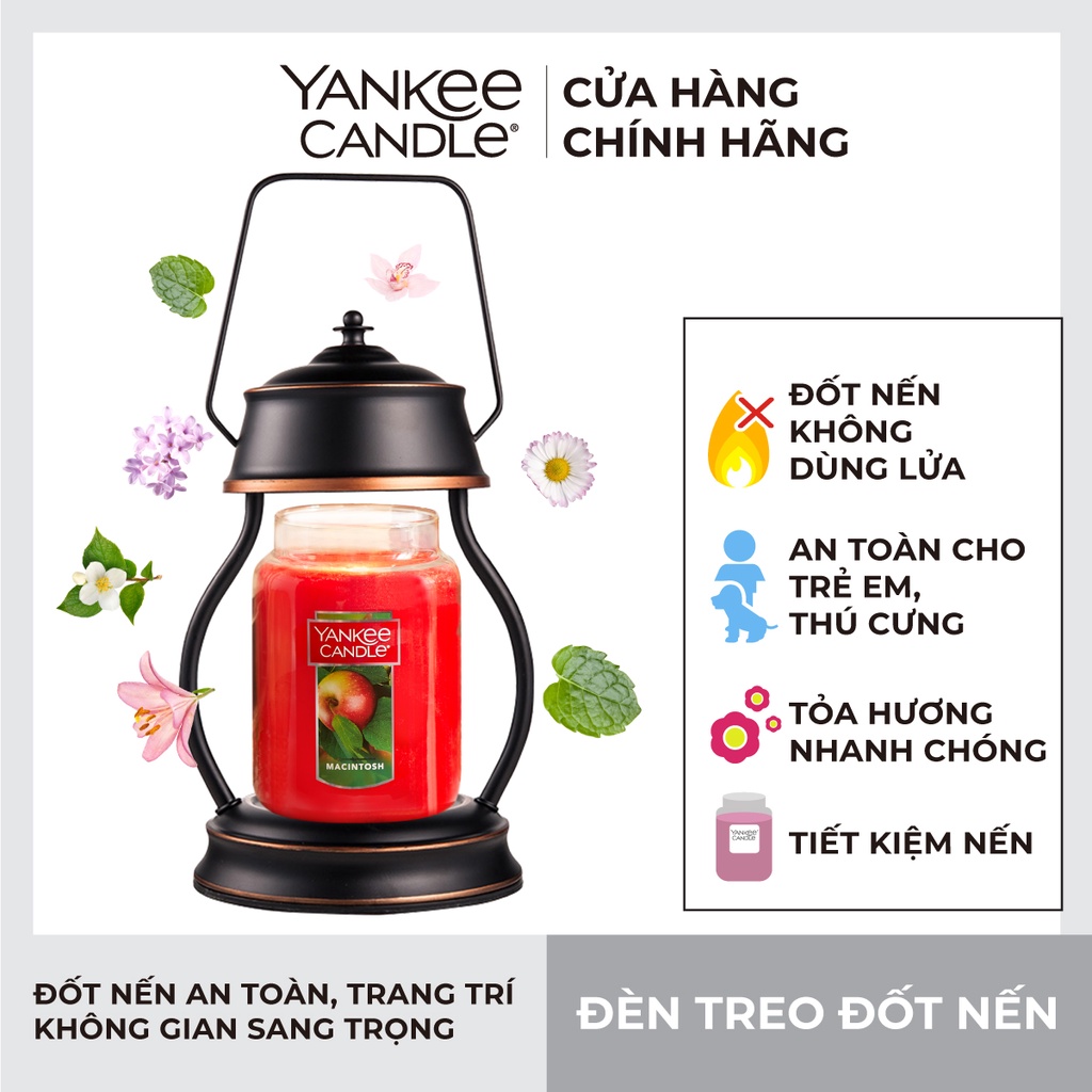 Đèn treo đốt nến Yankee Candle - Bronze Black