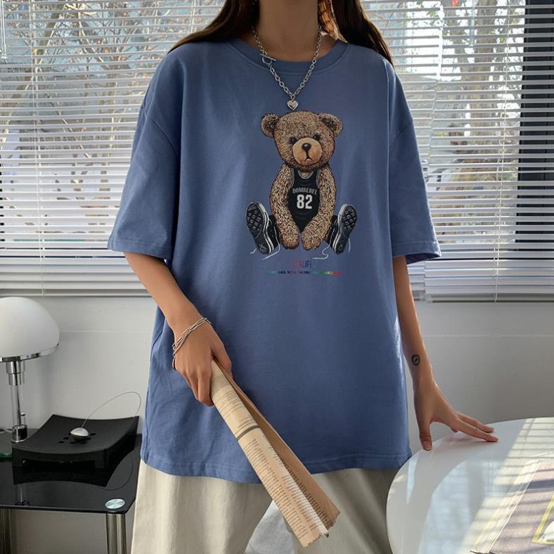 Áo Thun Thời Trang Unisex , Áo Thun Nam Nữ Hình Gấu 82 Đáng Yêu LH30 .. | BigBuy360 - bigbuy360.vn