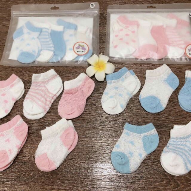 Set 5 đôi tất lưới cho trẻ sơ sinh