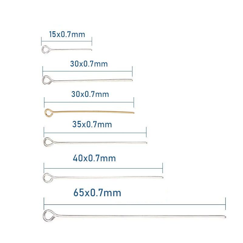Bộ 50-220 Mắt Thép Không Gỉ 304 Dùng Làm Trang Sức