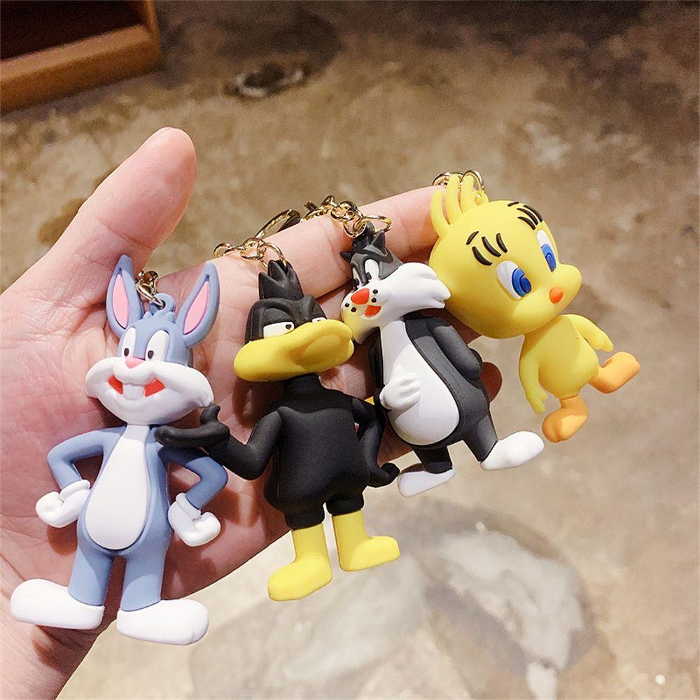 LANFY Móc Khóa Hình Thỏ Bunny Xinh Xắn Dành Cho Các Cặp Đôi