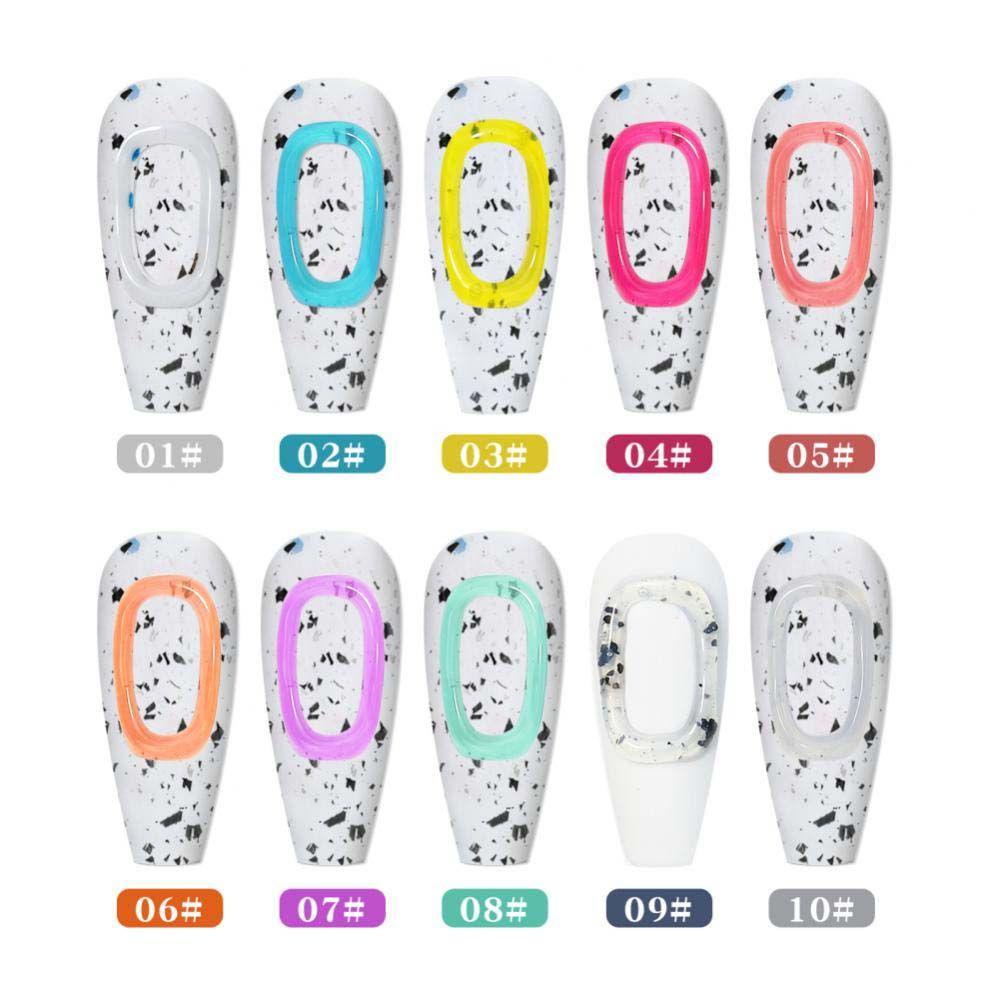 Gel Sơn Móng Tay 5D Co Giãn Màu Kẹo Phong Cách Hàn Quốc DIY