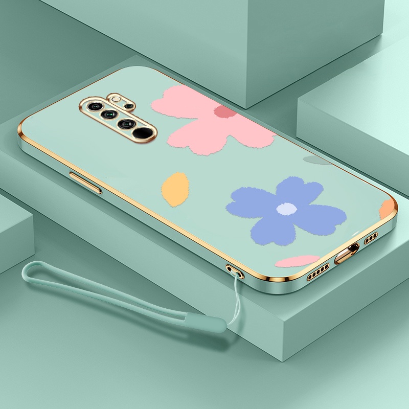 Ốp Điện Thoại TPU Silicone Mềm Mạ Điện Hình Hoa Đơn Giản Cho Xiaomi Redmi Note 8 Note 7 Note 8 Pro Note 7 Pro