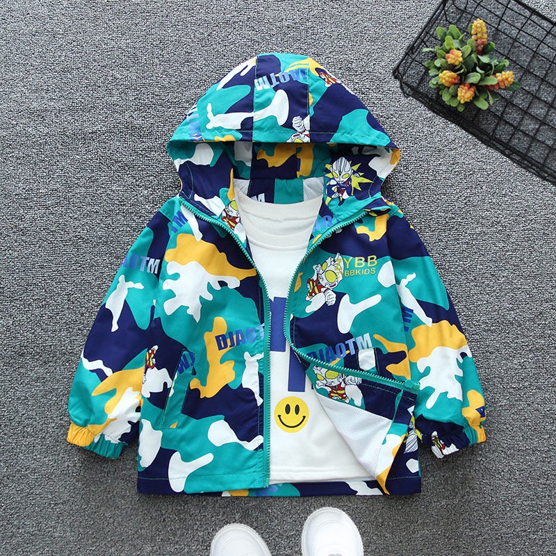 Bộ Áo Khoác Mỏng Thời Trang Xuân Thu 2022 Mới Cho Bé Trai