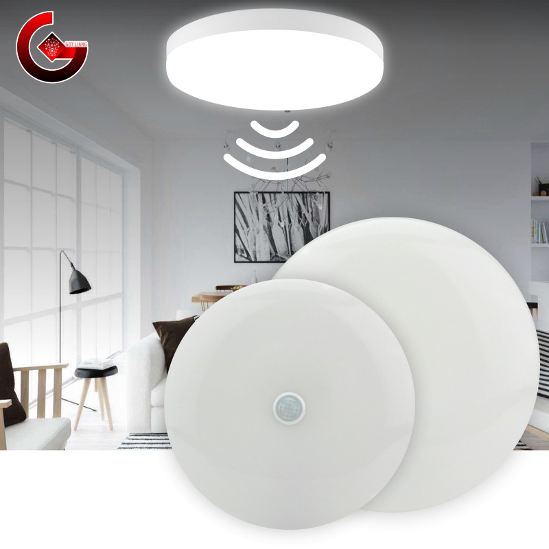 Đèn Trần Cảm Biến Chuyển Động PIR 12W 24W AC 220V Thông Minh