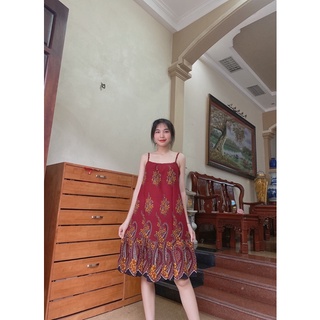 Váy hai dây chất mát ( ảnh thật )