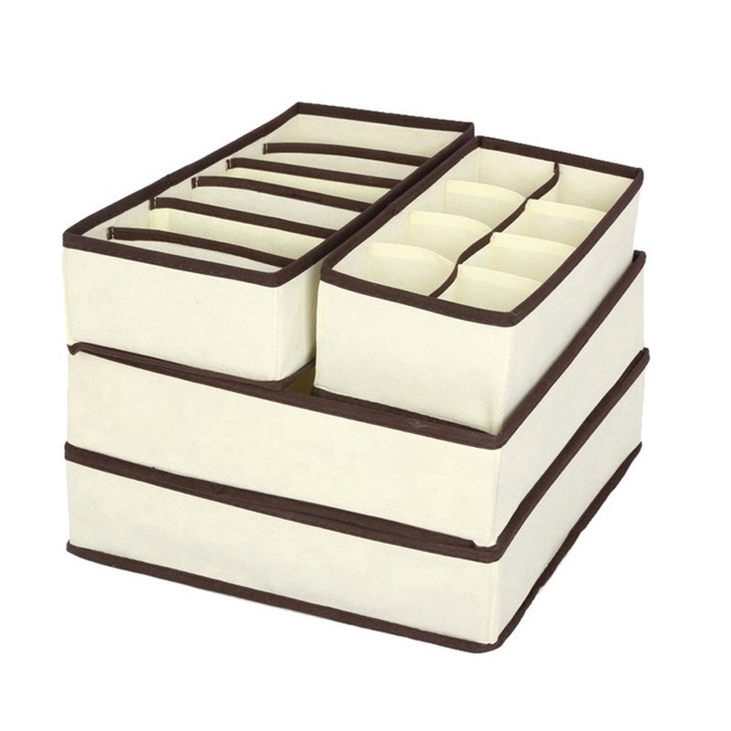 Hộp đựng đồ lót và vớ 6/7/8/24 ô tiện dụng có thể gấp gọn