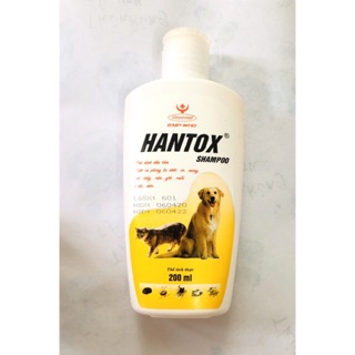 SỮA TẮM TRỊ VE RẬN CHO CHÓ MÈO - SỮA TẮM HANTOX 200ml