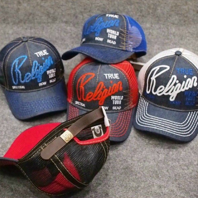 Nón kết lưới jean True phong cách