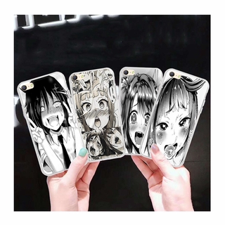 Ốp Lưng Hoạt Hình Ahegao Trong Suốt Cho Oppo A7X A77 A39 A57 A75 A71 A7 A35 A37 A91