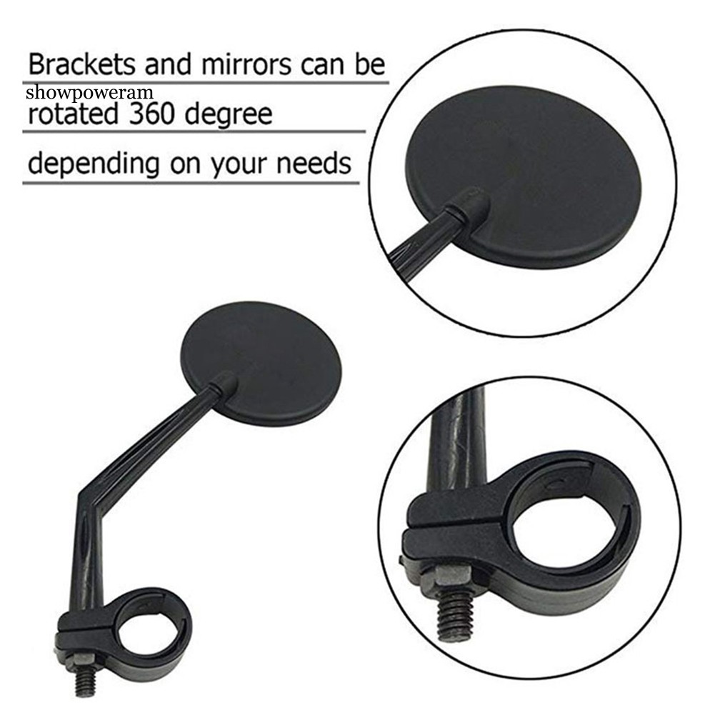 Set 2 gương chiếu hậu xoay 360 độ tiện dụng dành cho xe đạp MTB