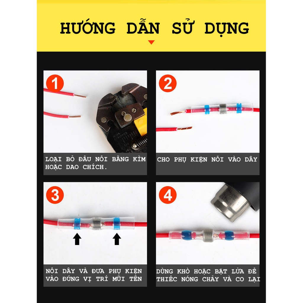 HÀN DÂY ĐIỆN TỰ ĐỘNG. Tiết diện dây từ 0.75mm tới 6 mm