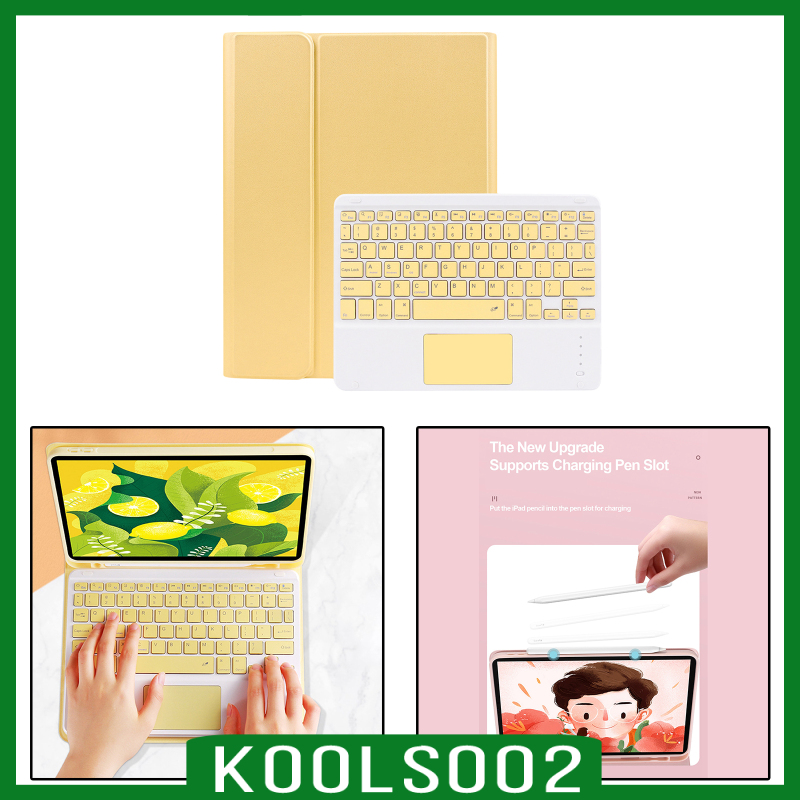 Bao Da Kèm Bàn Phím Không Dây Có Nam Châm Tháo Rời Nhẹ Cho Ipad / Ipad / Slim | BigBuy360 - bigbuy360.vn