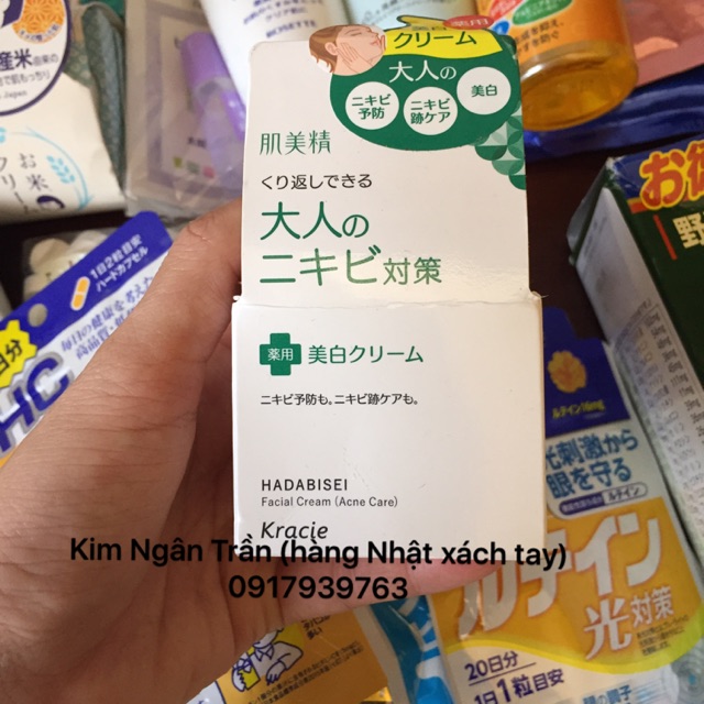 Kem dưỡng cho da mụn Kracie