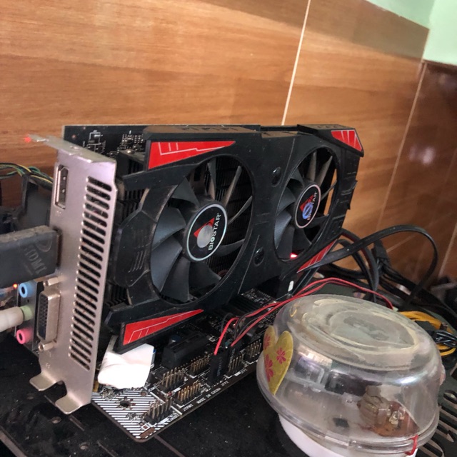 Card màn hình Rx560 4gb biostar