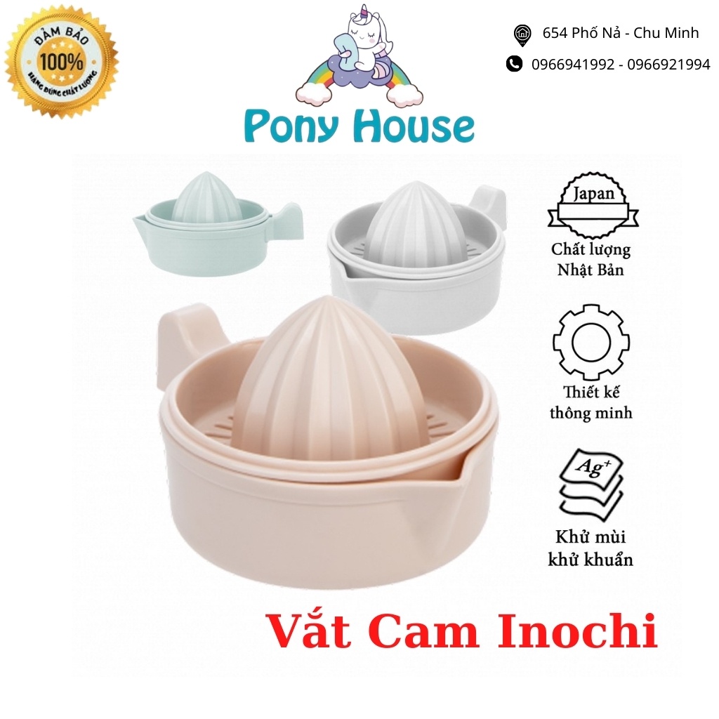 Vắt Cam - Chanh YOKO INOCHI - Bộ Vắt Cam Cho Bé Bằng Tay Có Lọc Bằng Nhựa Cao Cấp An Toàn Tuyệt Đối