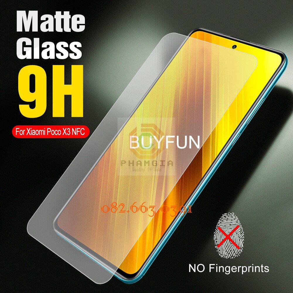 Dán cường lực màn hình Xiaomi Poco X3 nfc / Poco X3 Pro  dẻo nano siêu bảo vệ